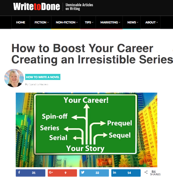 See this WriteToDone article at: http://writetodone.com/creating-an-irresistible-series/